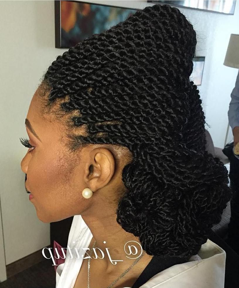 Widely Used Dramatic Rope Twisted Braid Hairstyles With Regard To Senegalese Twists – 60 Ways To Turn Heads Quickly (View 16 of 20)