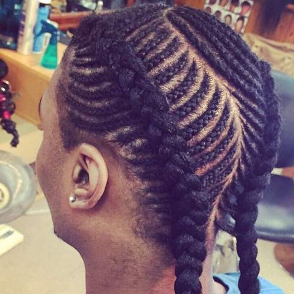 Widely Used Neat Fishbone Braid Hairstyles Pertaining To Braids For Men (View 13 of 20)