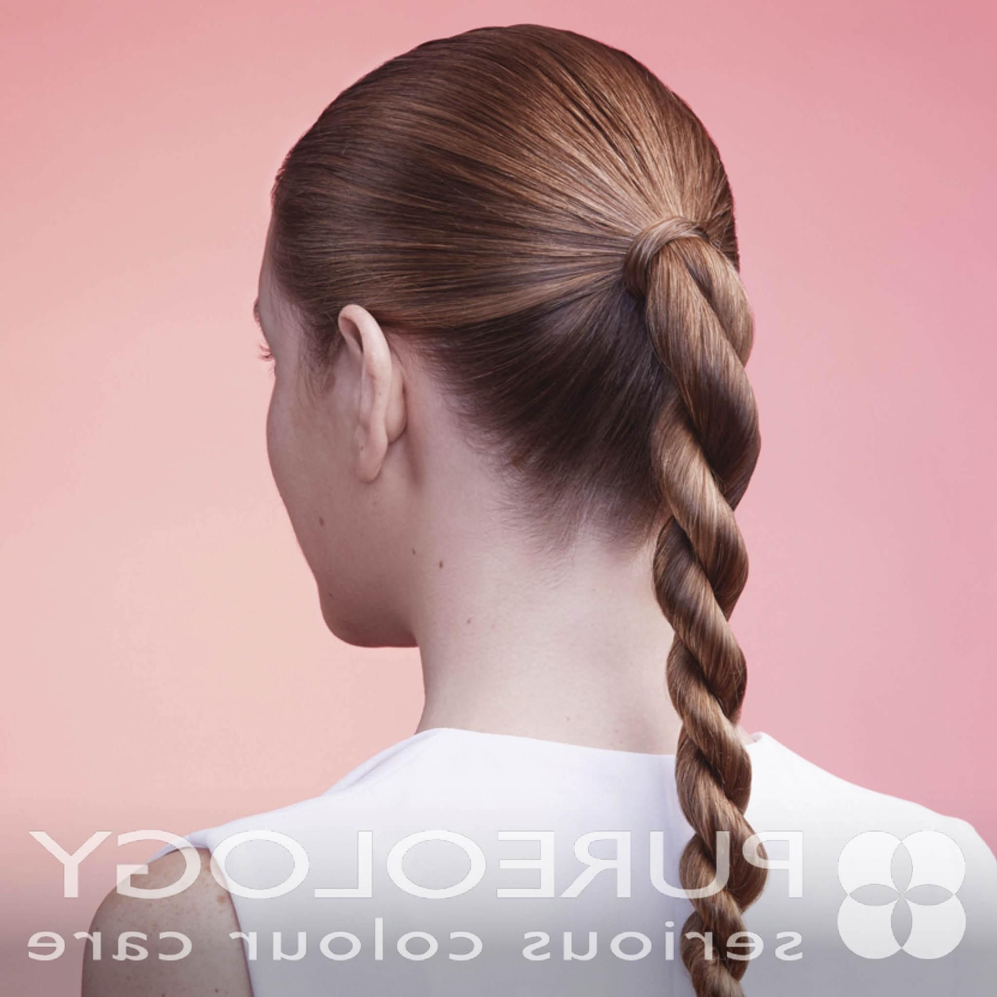 Widely Used Pink Rope Braided Hairstyles Pertaining To 7 Gym Hairstyles That Are Actually Cute & Easy To Do – Pureology (View 11 of 20)