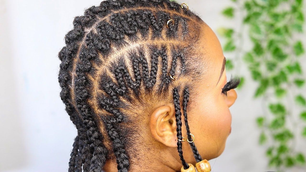 Widely Used Zig Zag Cornrows Braided Hairstyles Inside Stepstep (View 9 of 20)