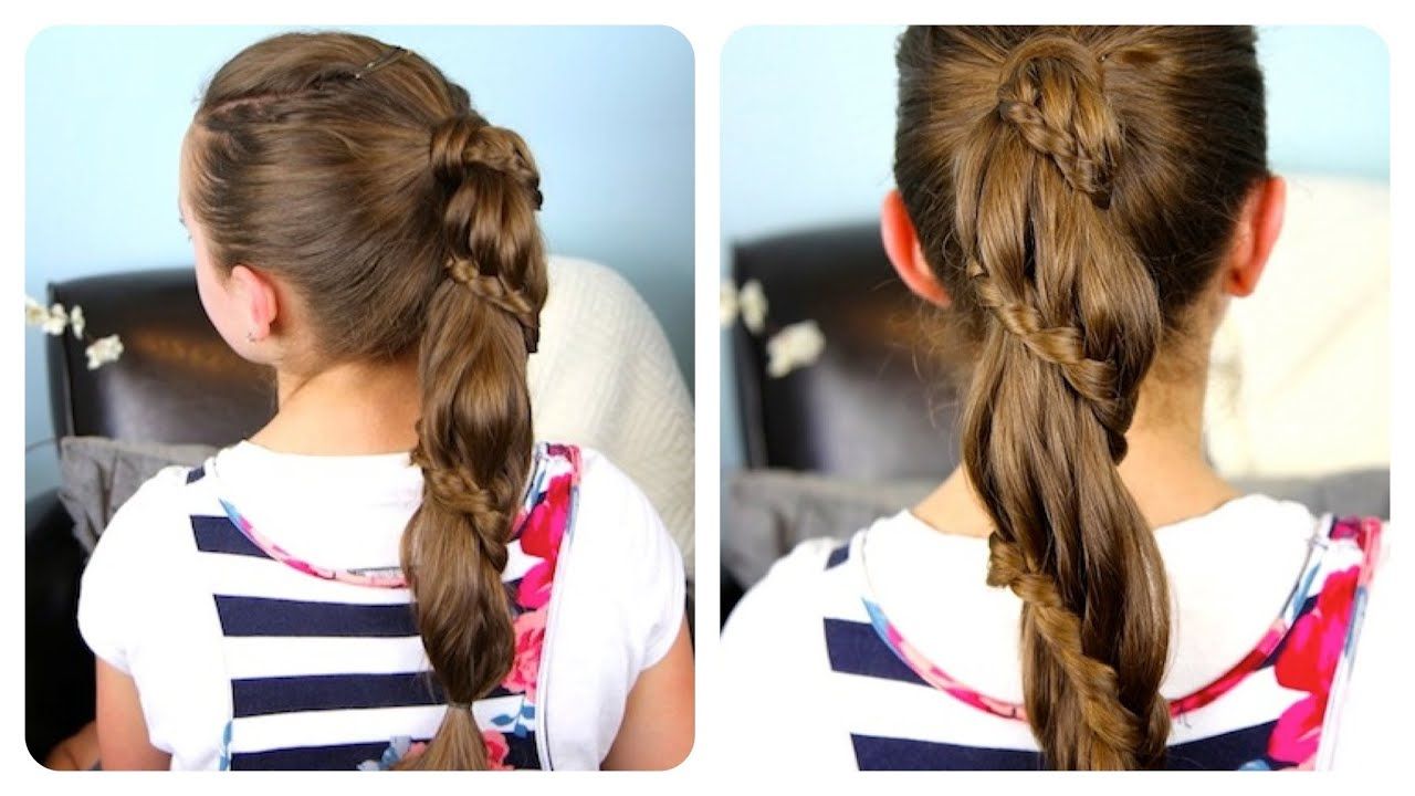 Winding Lace Braid Ponytail Cheat (View 15 of 20)