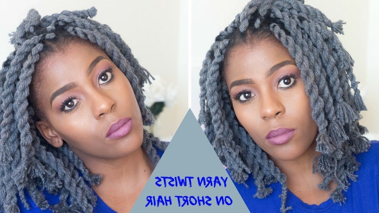 Yarn Twists On Short Natural Hair (View 4 of 20)