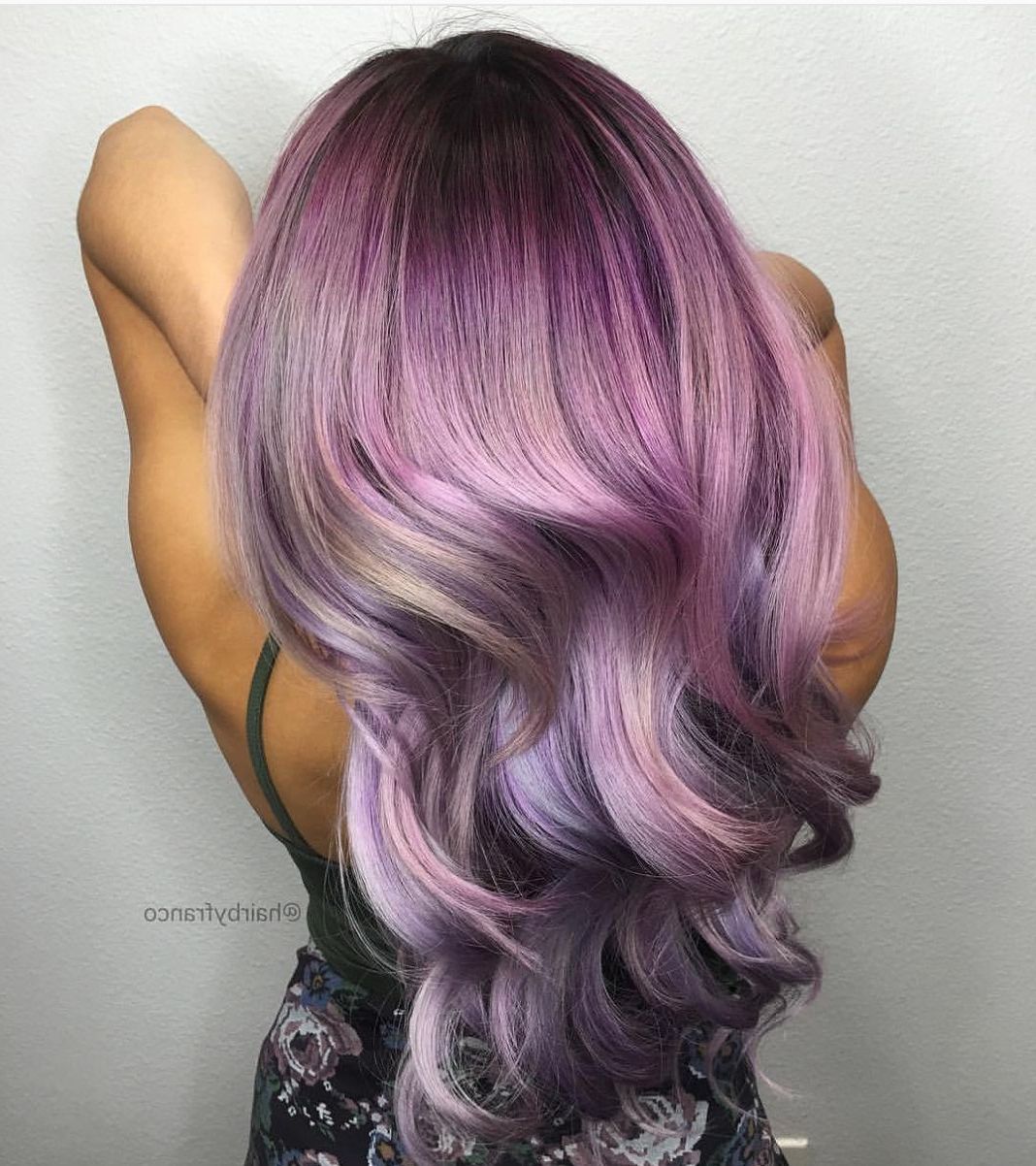 23 Stunning Purple Hair Color Ideas For  (View 6 of 20)