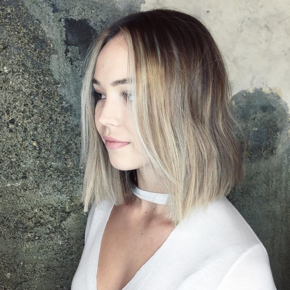 28 Most Flattering Bob Haircuts For Round Faces In 2019 Intended For Well Known Elongated Bob Asian Hairstyles (View 14 of 20)