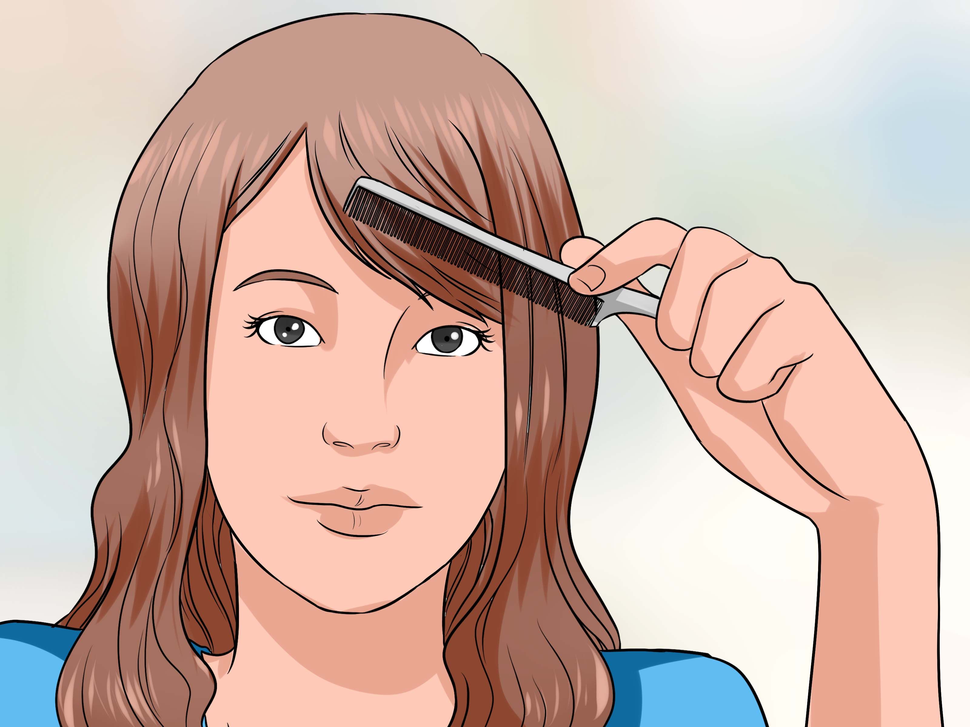3 Ways To Cut Side Swept Bangs – Wikihow With Most Current Messy Short Bob Hairstyles With Side Swept Fringes (View 13 of 20)