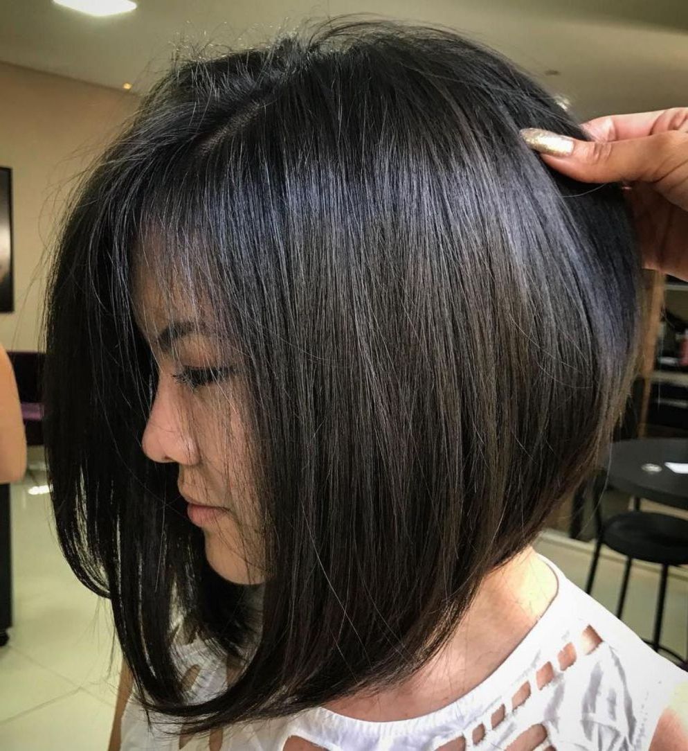 60 Fun And Flattering Medium Hairstyles For Women In Most Recently Released Elongated Bob Asian Hairstyles (View 1 of 20)