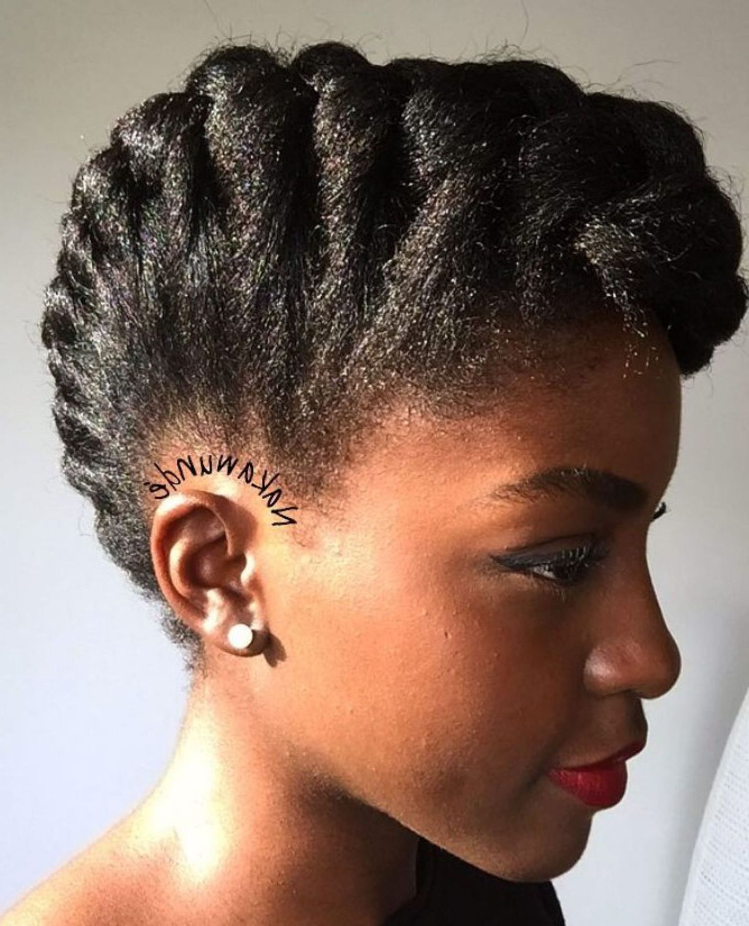 Best And Newest Braided Bun Hairstyles With Puffy Crown In 60 Easy And Showy Protective Hairstyles For Natural Hair (View 10 of 20)