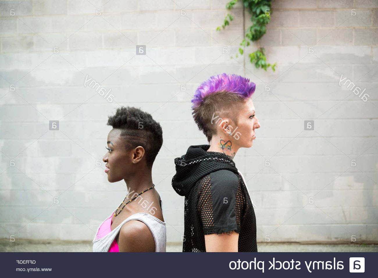 Famous Icy Purple Mohawk Hairstyles With Shaved Sides For Cool Young Women With Shaved Head And Purple Mohawk Back To (View 11 of 20)
