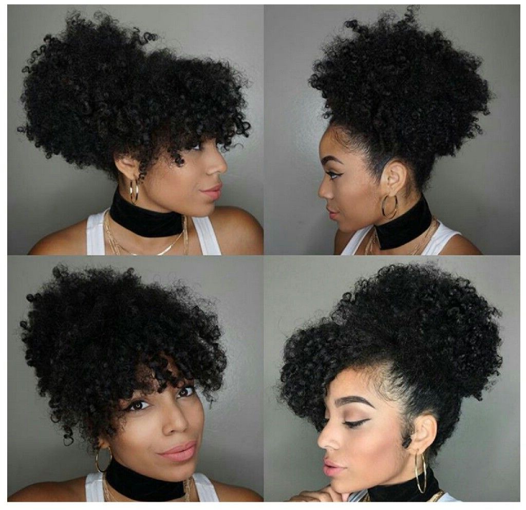 Famous Side Hairstyles With Puff And Curls For Puff Hairstyles From @actually Ashley 😄 High Puff Pigtail (View 5 of 20)