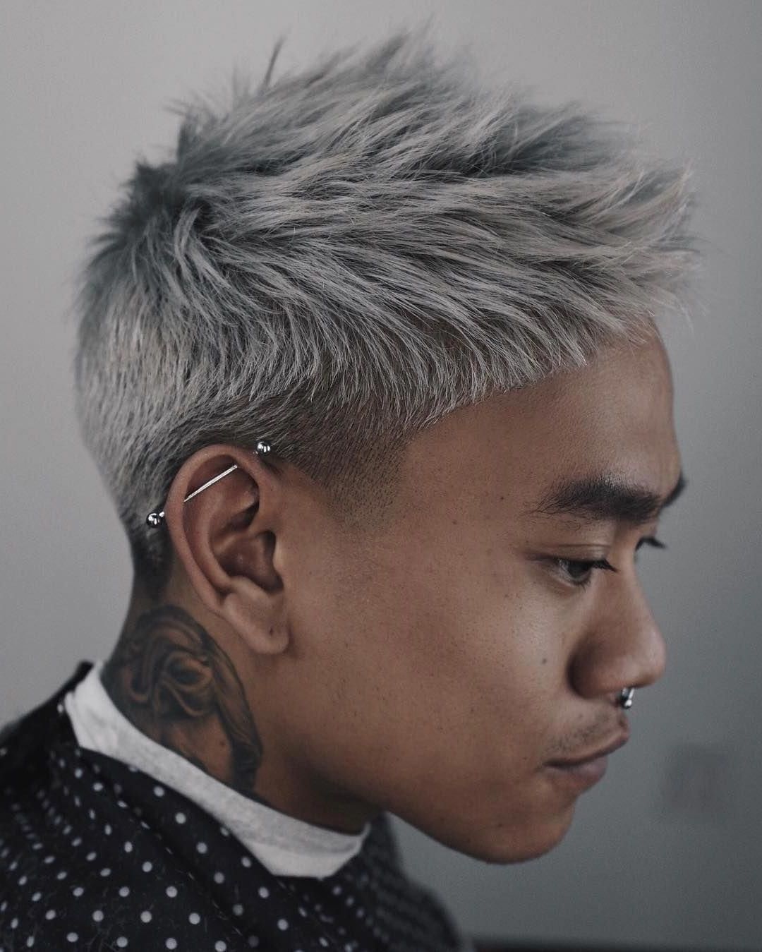 Fashionable Cool Silver Asian Hairstyles With Regard To Mens Fashion For Sale #bestmensfashionboots Post: (View 1 of 20)