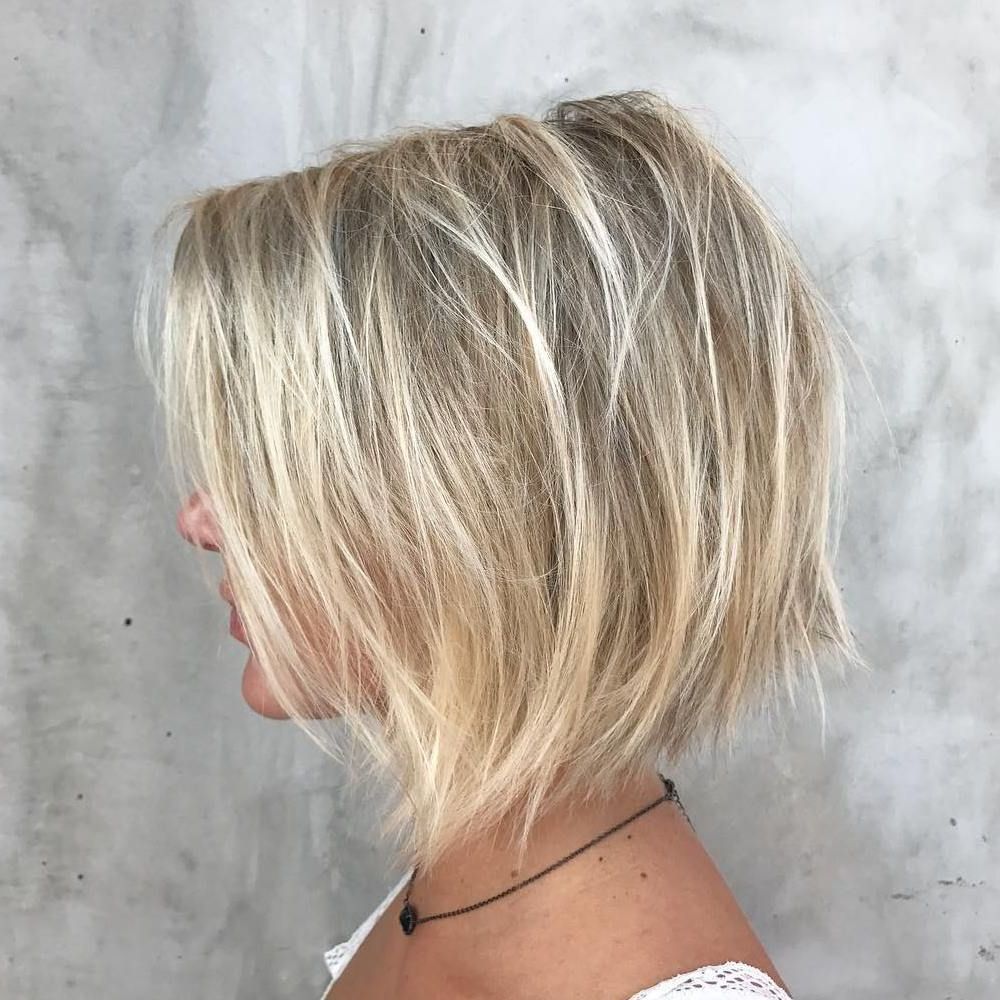Fashionable Short Asymmetric Bob Hairstyles With Textured Curls Within 70 Devastatingly Cool Haircuts For Thin Hair (View 8 of 20)