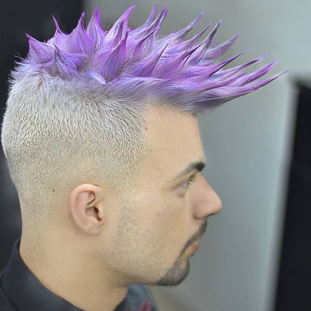 Most Recently Released Icy Purple Mohawk Hairstyles With Shaved Sides In 206 Me Gusta, 4 Comentarios – @menshair (View 14 of 20)