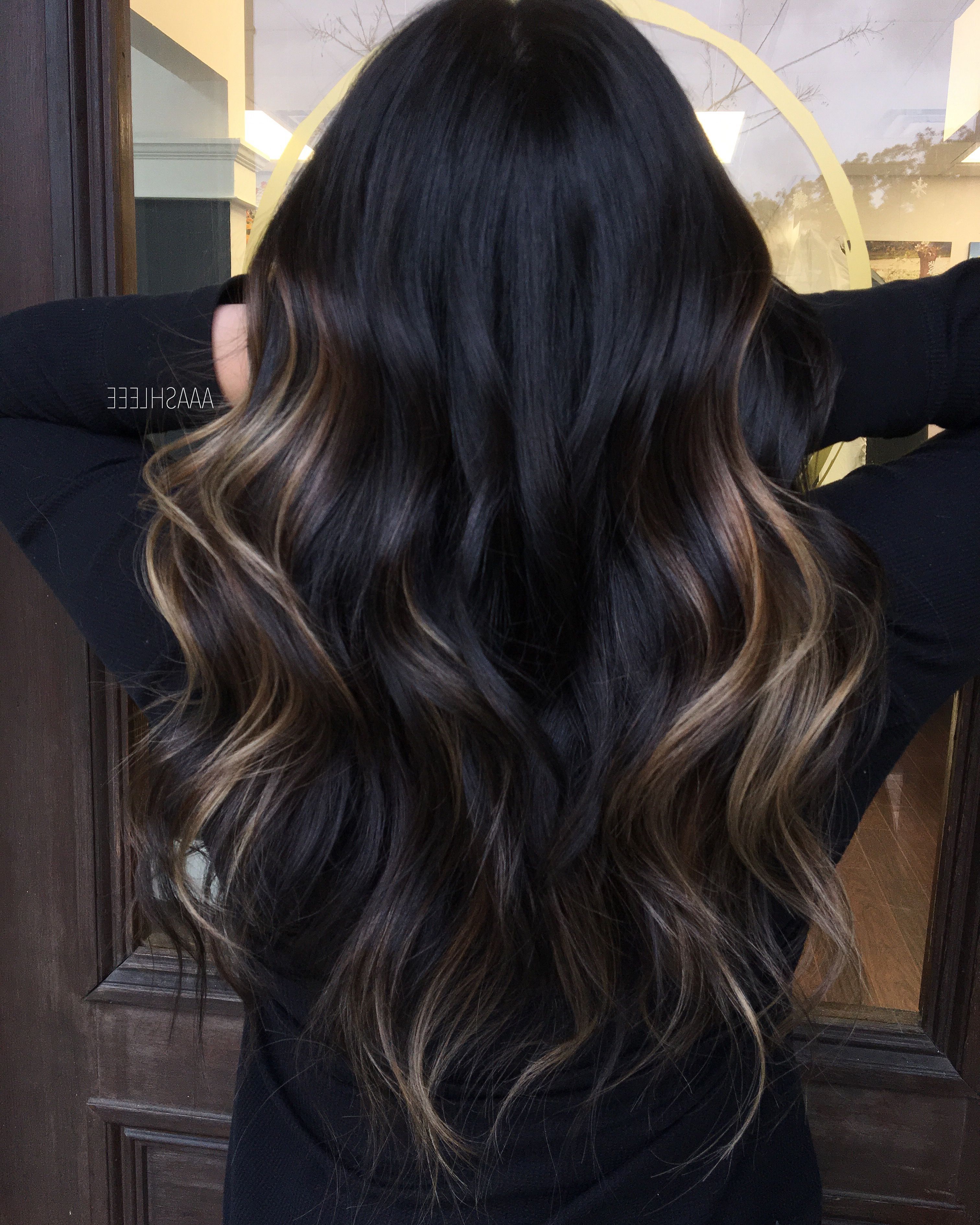 Pin On Hair@aaashleee Intended For Well Liked Long Waves Hairstyles With Subtle Highlights (View 6 of 20)