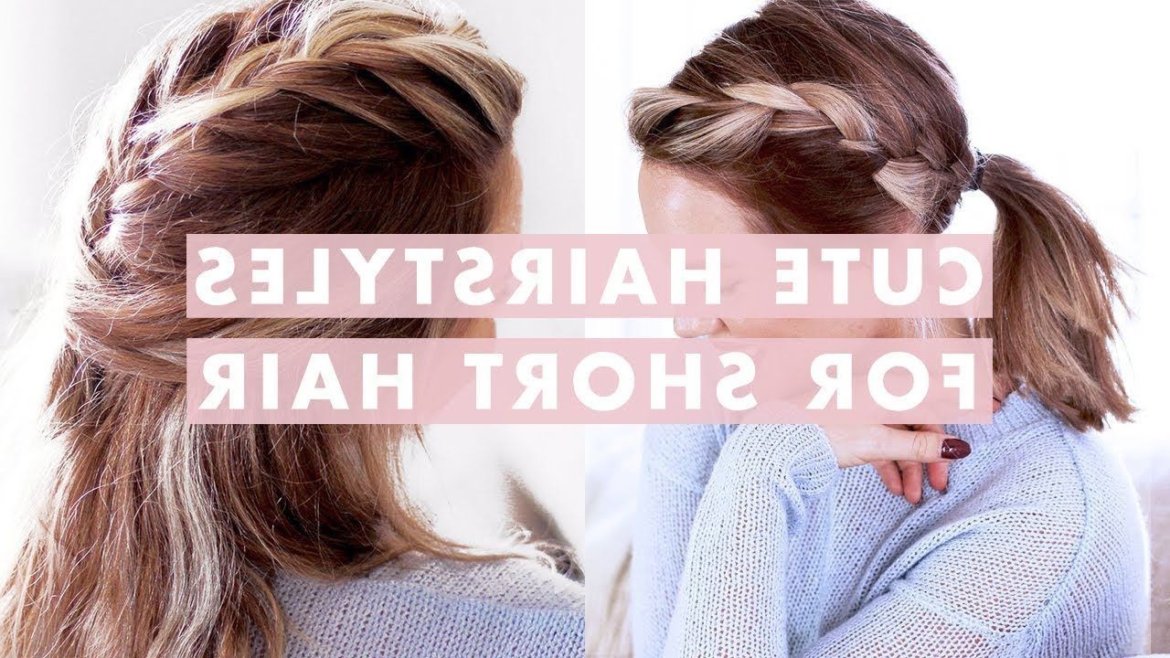 Preferred Braided Shoulder Length Hairstyles For 3 Easy Hairstyles For Short/medium Length Hair (View 20 of 20)