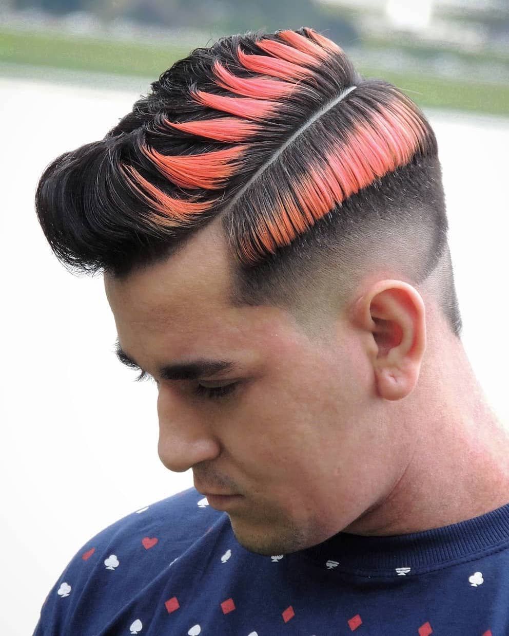 Show Off Your Dyed Hair: 10 Colorful Men's Hairstyles Intended For Trendy Turquoise Side Parted Mohawk Hairstyles (View 20 of 20)