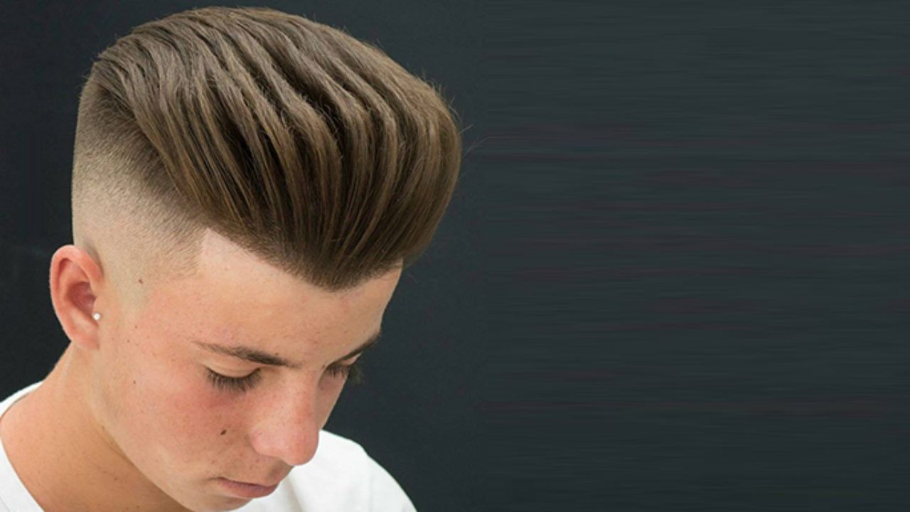 20 Best Comb Over Fade Haircut – How To Ask Barber And How In Most Up To Date Mohawk Haircuts On Curls With Parting (View 17 of 20)