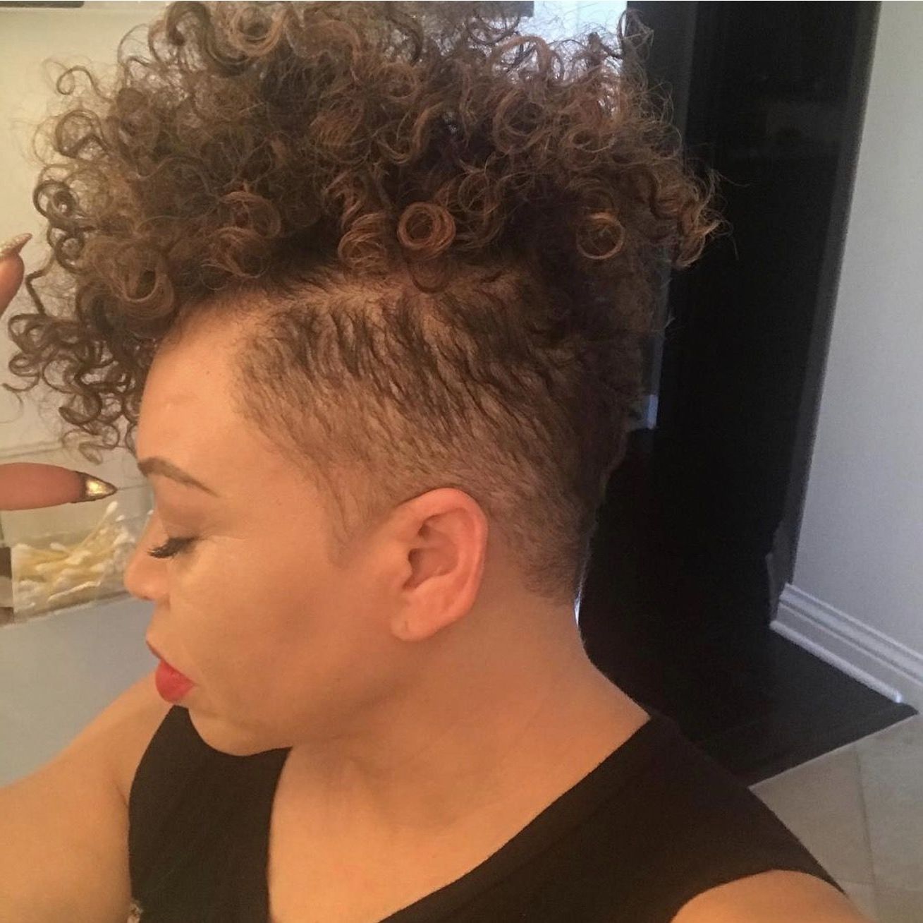 [%2020 Asymmetrical Chop Mohawk  Haircuts Intended For Tisha Campbell Martin Rocking A New Short Do [pics] | Short|tisha Campbell Martin Rocking A New Short Do [pics] | Short Intended For Widely Used Asymmetrical Chop Mohawk  Haircuts%] (View 10 of 20)