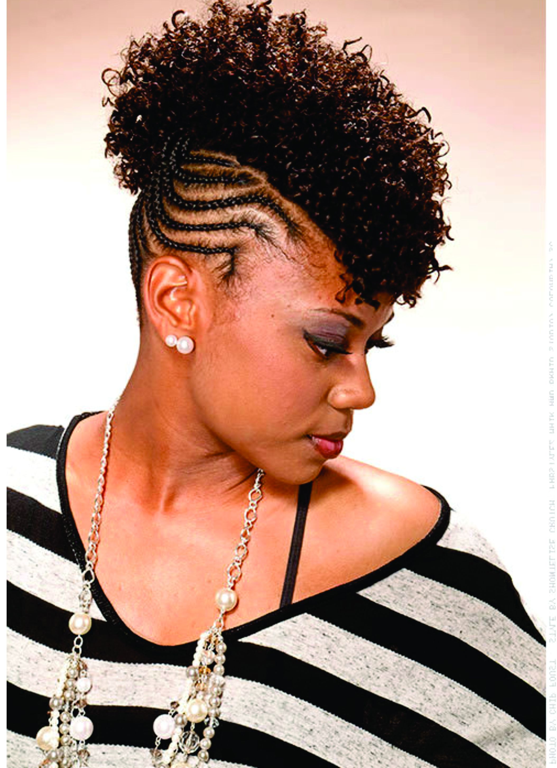 2020 Braids And Curls Mohawk Hairstyles With Naturalista's Hairstyle Of The Week: The Curly Mohawk (View 11 of 20)