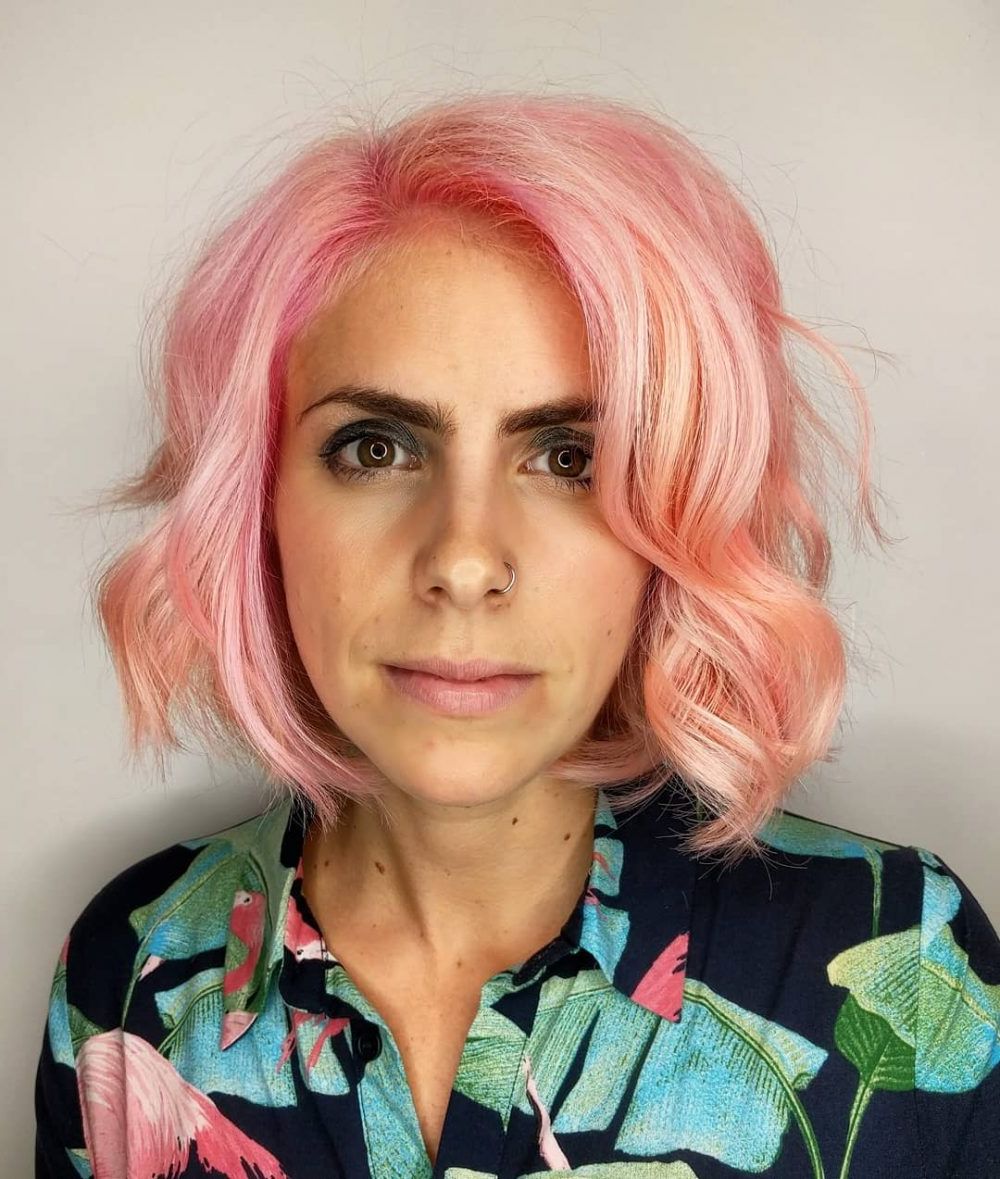 25 Chin Length Bob Hairstyles That Will Stun You In 2019 Within Pink Bob Haircuts (View 13 of 20)