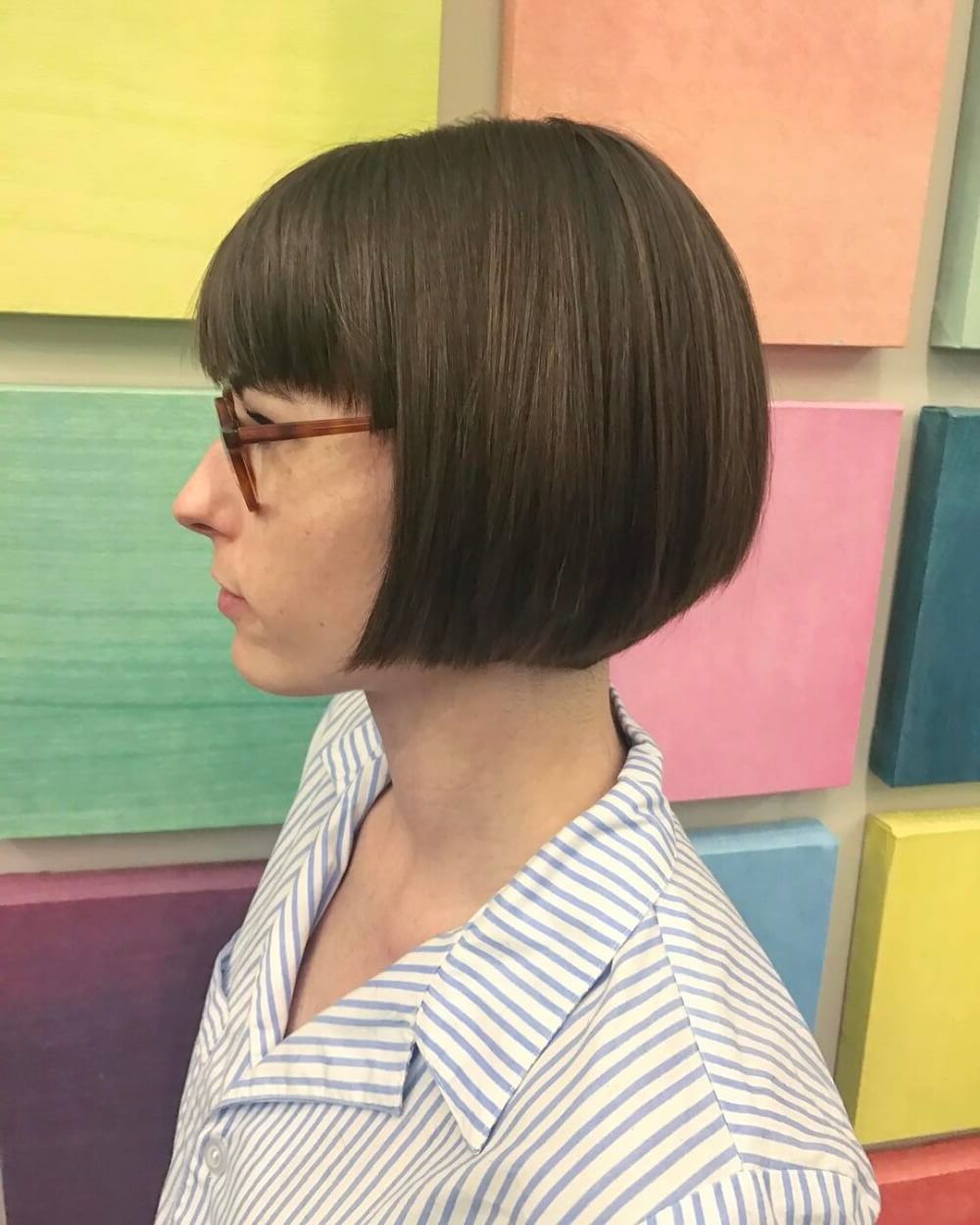 50 Chic Short Bob Hairstyles & Haircuts For Women In 2019 Inside Hort Bob Haircuts With Bangs (View 17 of 20)