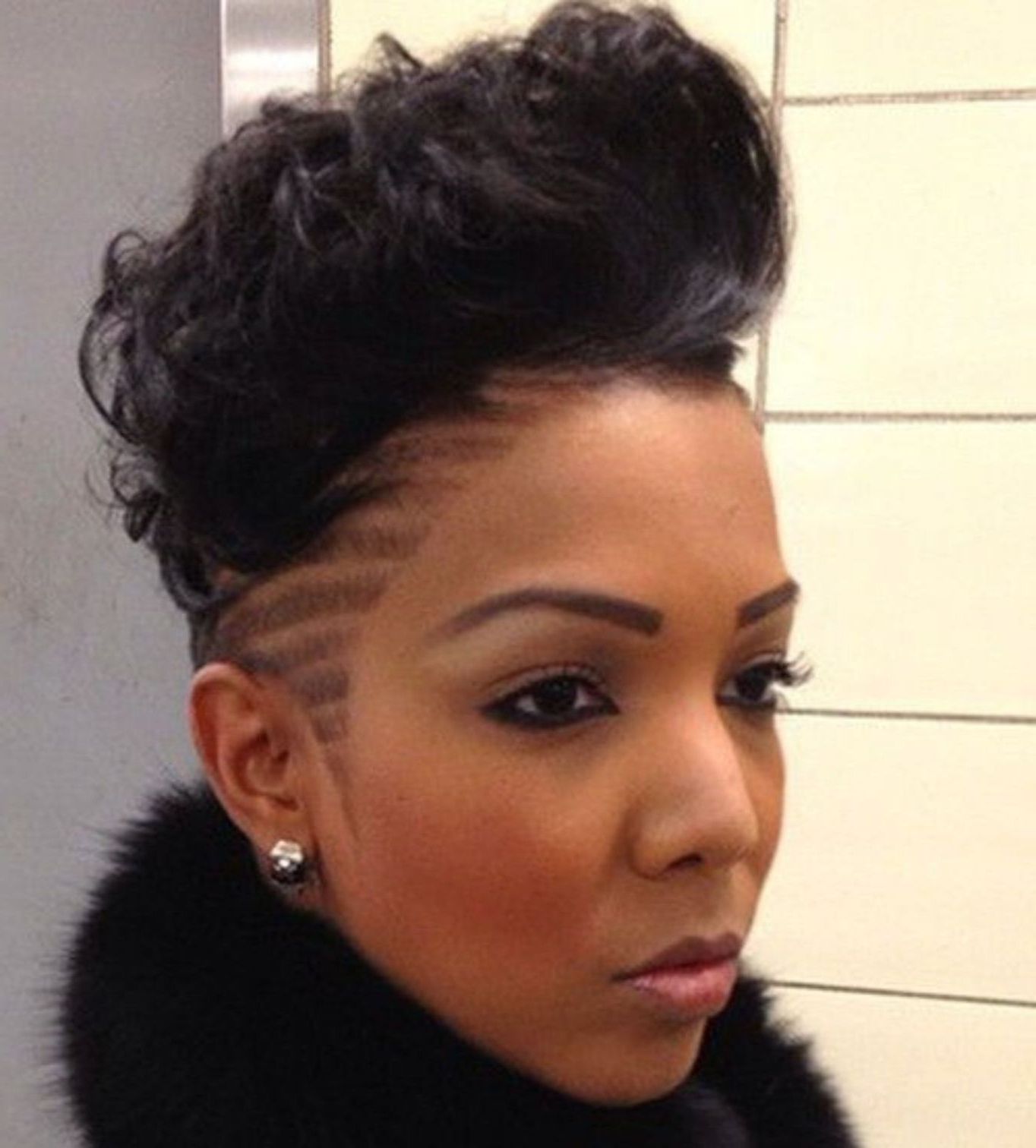 70 Most Gorgeous Mohawk Hairstyles Of Nowadays In 2019 Intended For Most Popular Feminine Curly Mohawk  Haircuts (View 20 of 20)