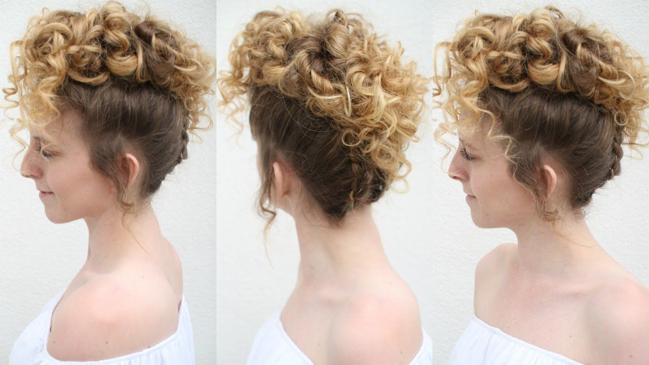 Braided Curly Updo (View 13 of 20)