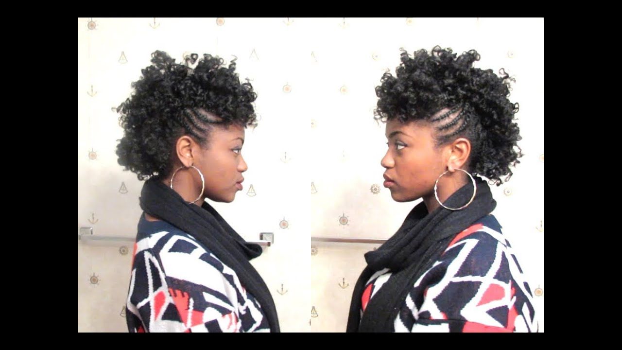Curly Mohawk On 4c Natural Hair Throughout Most Recent Red Curly Mohawk Hairstyles (View 14 of 20)