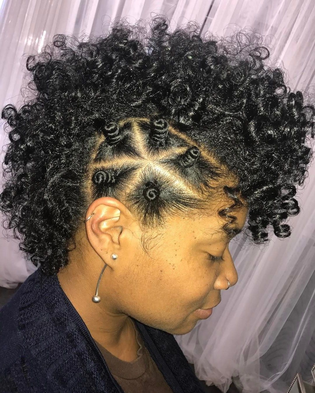 Famous Mohawk Hairstyles With Braided Bantu Knots Inside 75 Most Inspiring Natural Hairstyles For Short Hair (View 9 of 20)