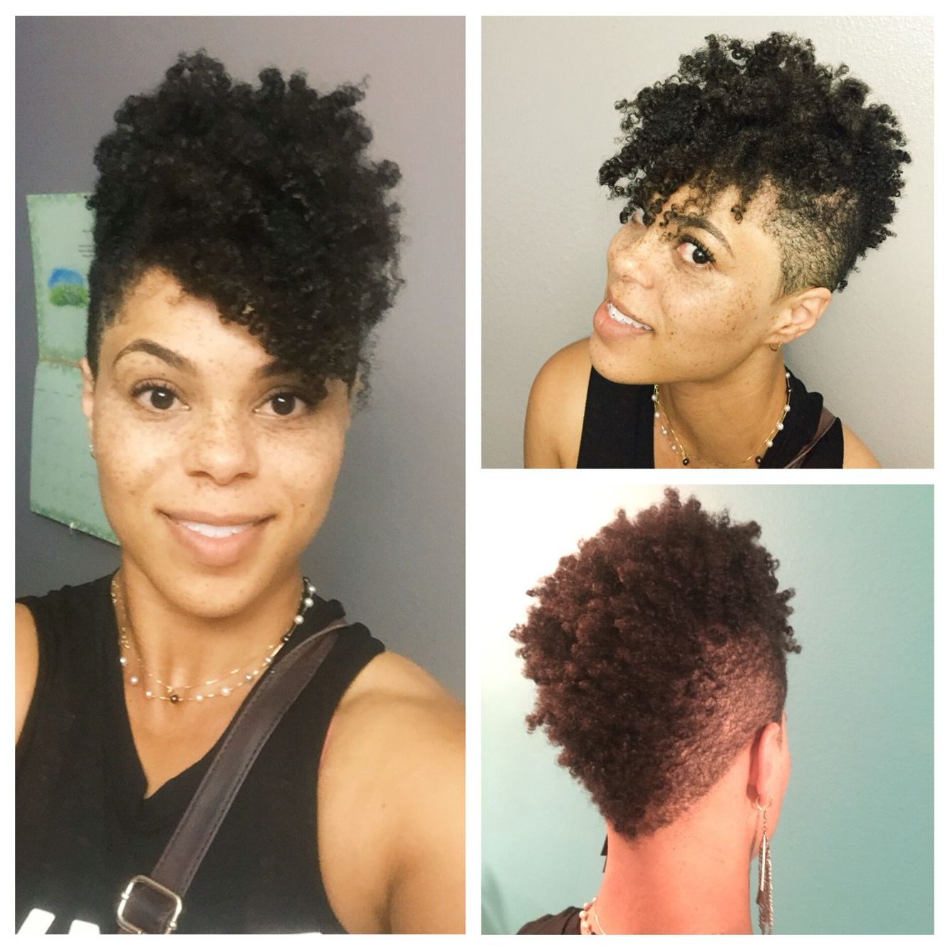 Fashionable Asymmetrical Chop Mohawk  Haircuts Intended For My Big Chop Tapered Fro (View 4 of 20)