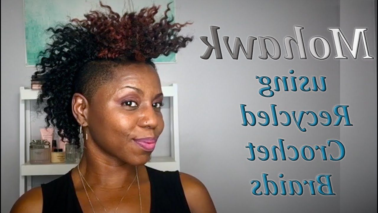 Fierce Mohawk With Recycled Crochet Braids (View 13 of 20)
