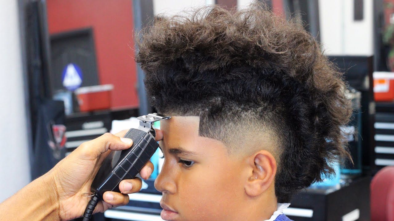 Haircut Tutorial: Burst Fade/mohawk Inside Trendy Curly Mohawk Haircuts (View 16 of 20)