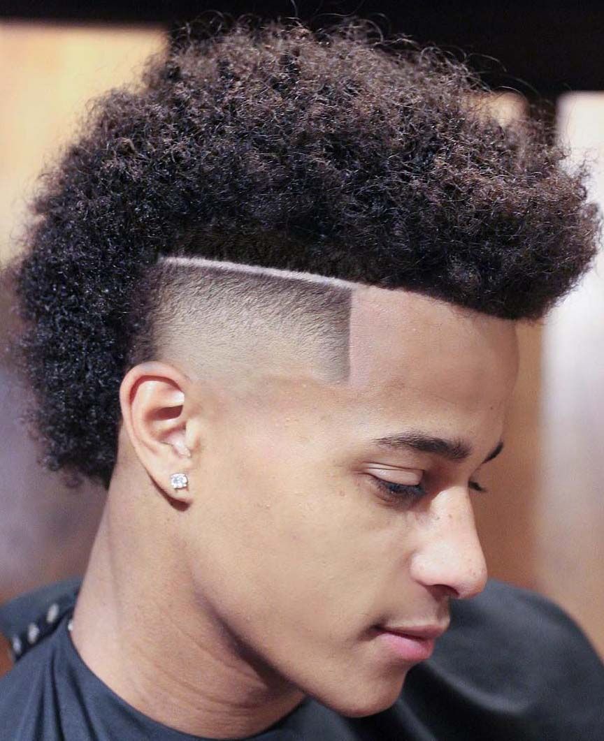 Impressive Curly Mohawk Hairstyles For Men 2019 – Men In Best And Newest Curly Mohawk Haircuts (View 6 of 20)