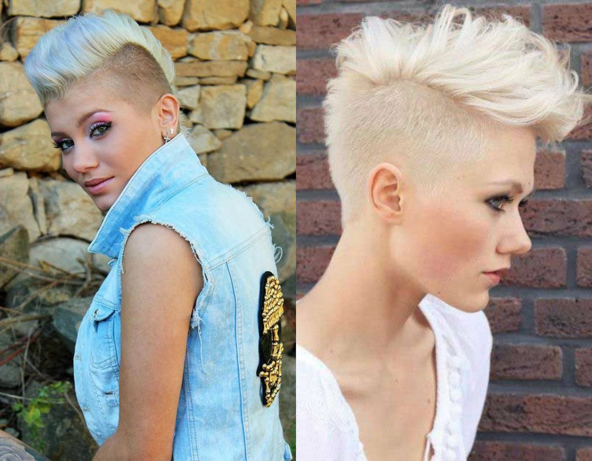 Mohawk Hairstyles For Women That Have Something To Say With Popular Medium Length Blonde Mohawk Hairstyles (View 14 of 20)