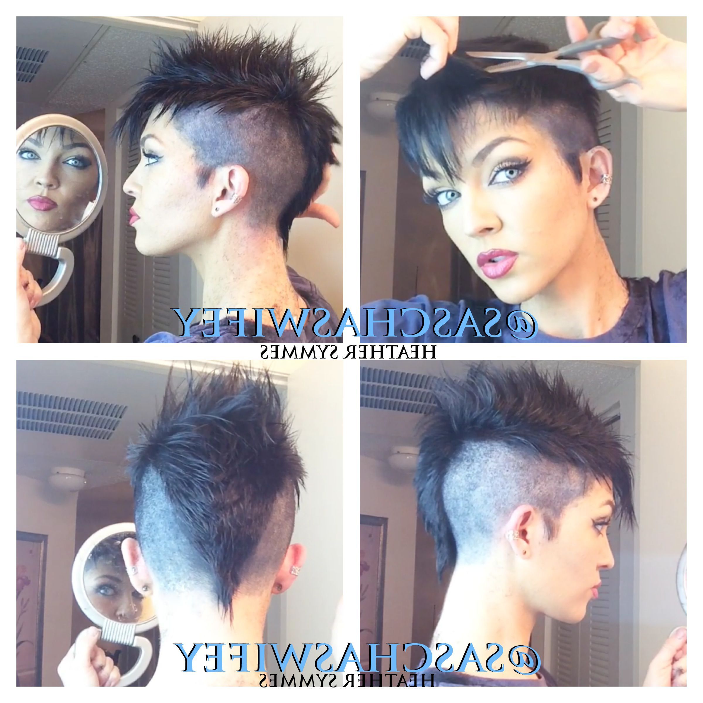 Most Recent Pixie Faux Hawk Haircuts Inside Fashion : Spectacular Choppy Pixie Fade Hairstyles (View 9 of 20)
