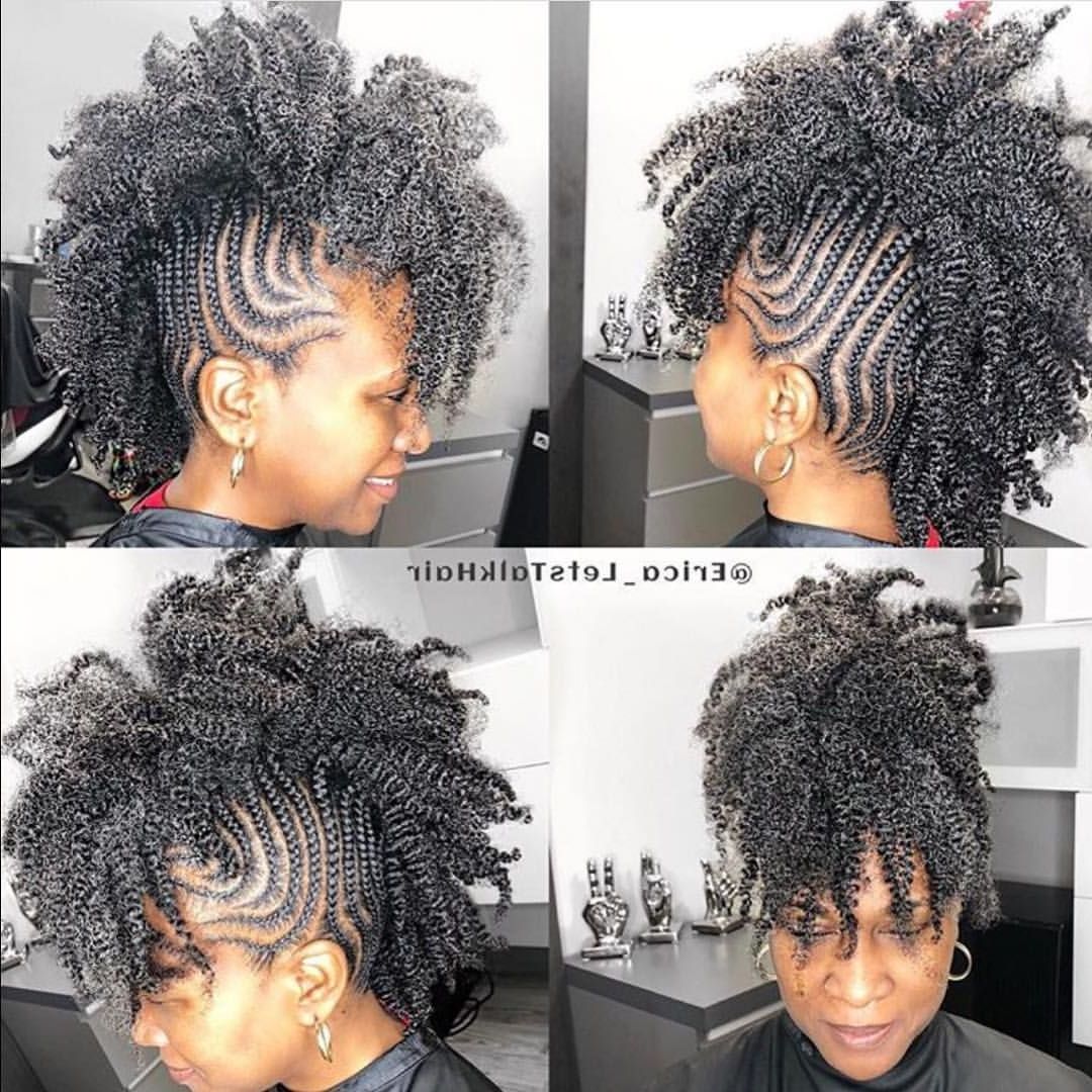 Most Up To Date Fierce Mohawk Hairstyles With Curly Hair Within Naturalhairindustryconvention On Instagram: “fierce Mohawk (View 2 of 20)