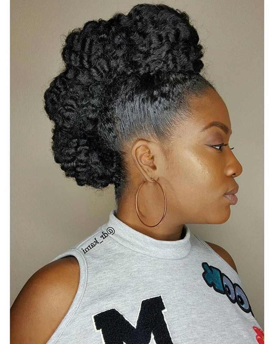 Natural Hair In  (View 15 of 20)