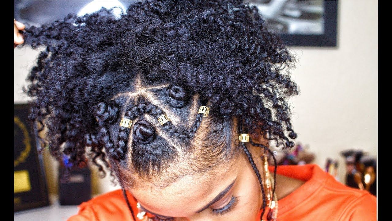 Natural Hair Intended For Widely Used Mohawk Hairstyles With Braided Bantu Knots (View 8 of 20)