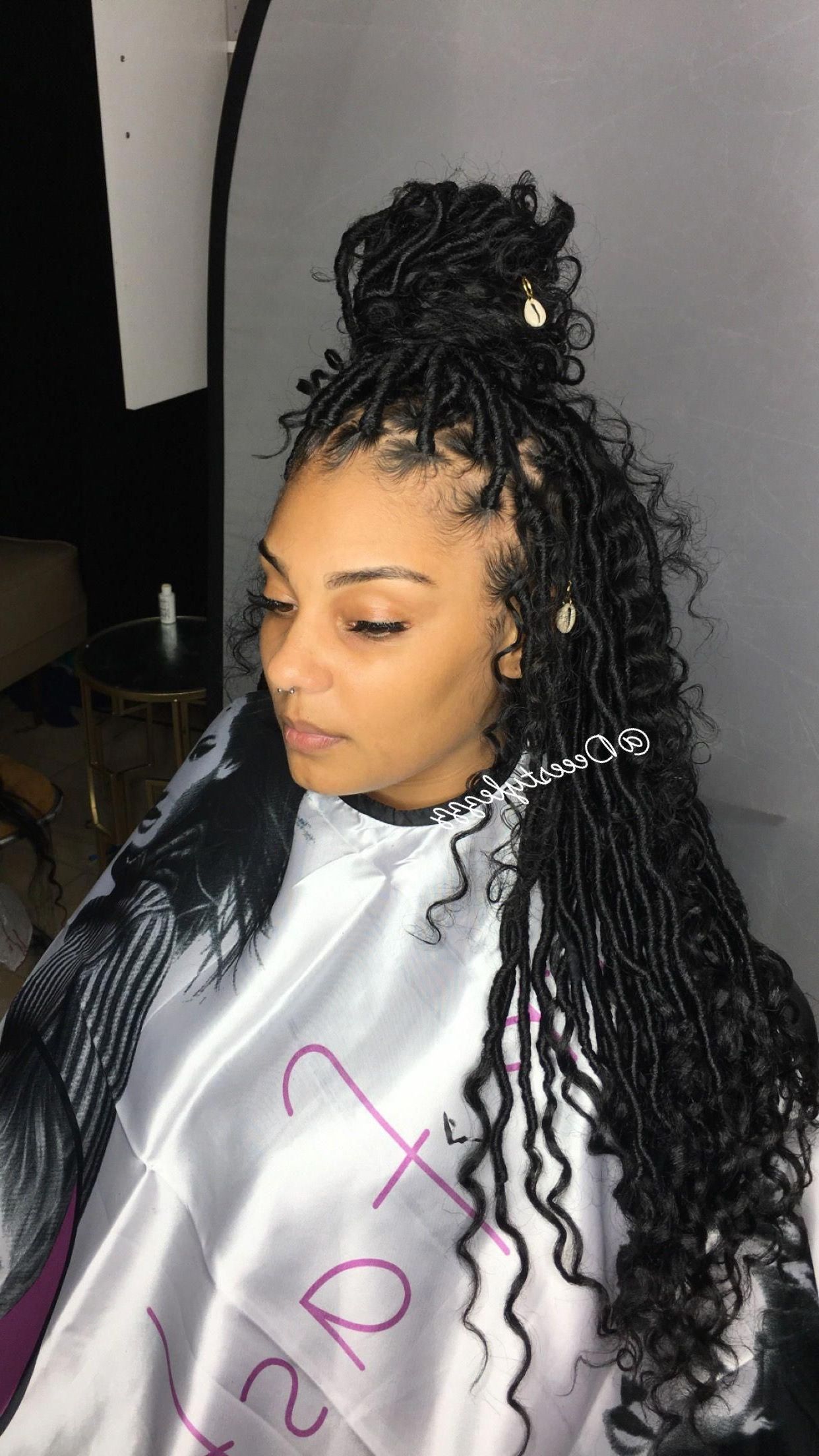 Pin On Braids Inside Newest Side Braided Curly Mohawk Hairstyles (View 6 of 20)