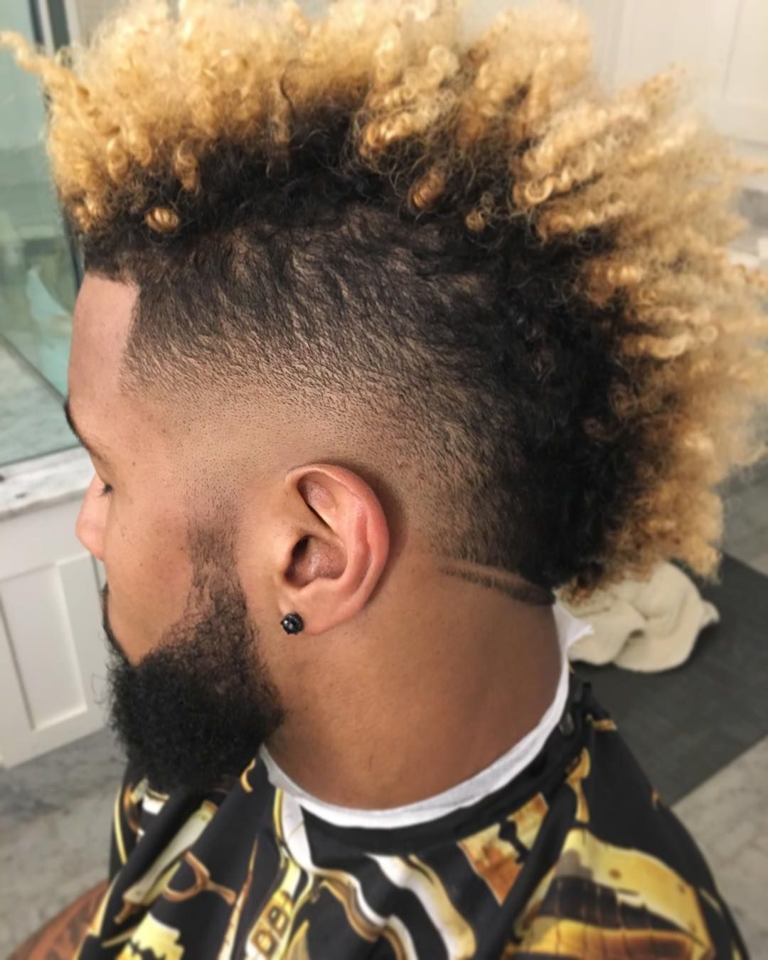 Pin On Fresh Kutz Inside Fashionable Sharp And Clean Curly Mohawk Haircuts (Gallery 19 of 20)