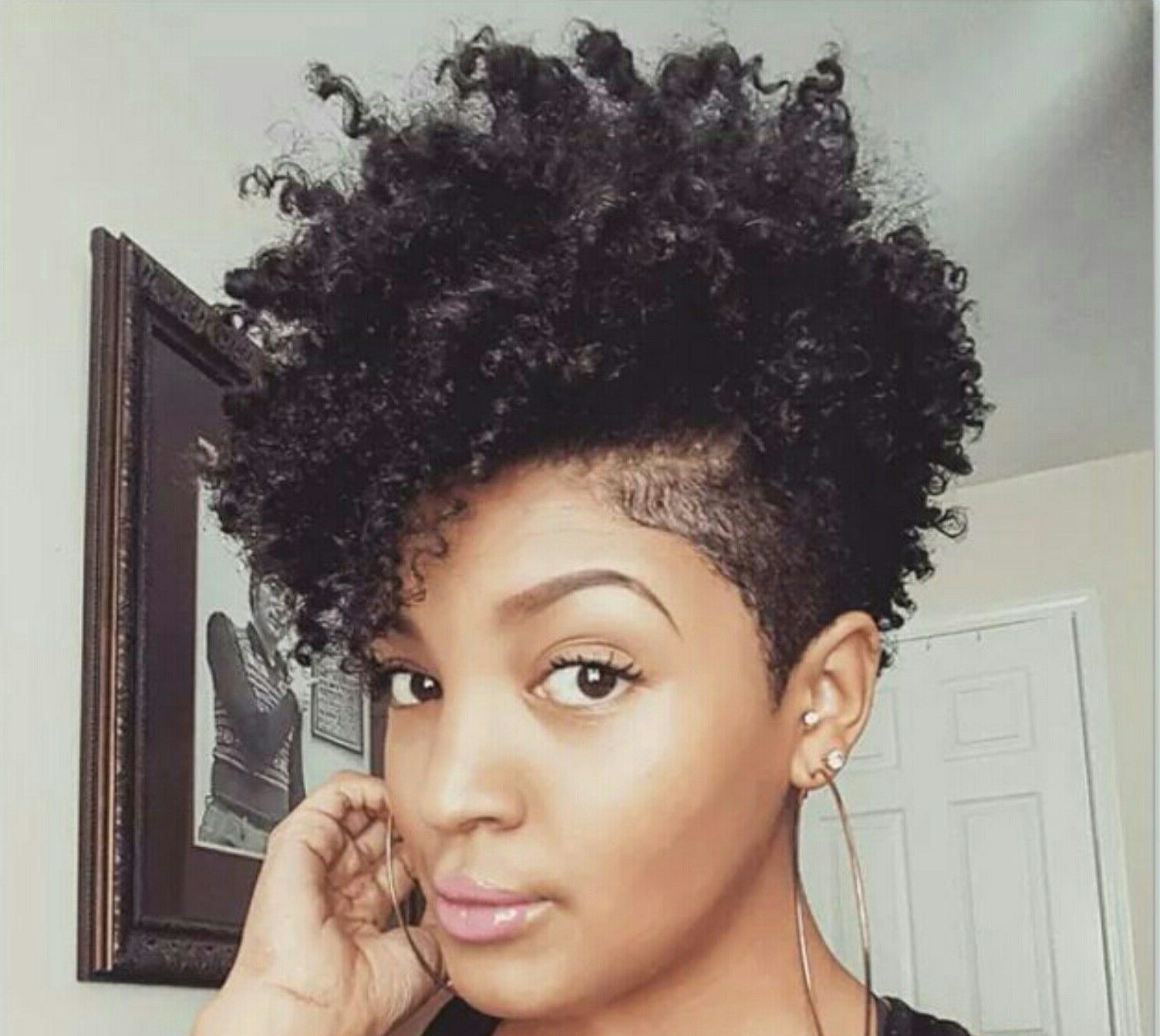 Pinithaca Butts On Natural Hair Styles & Tutorials In Most Up To Date Short Hair Inspired Mohawk Hairstyles (View 18 of 20)