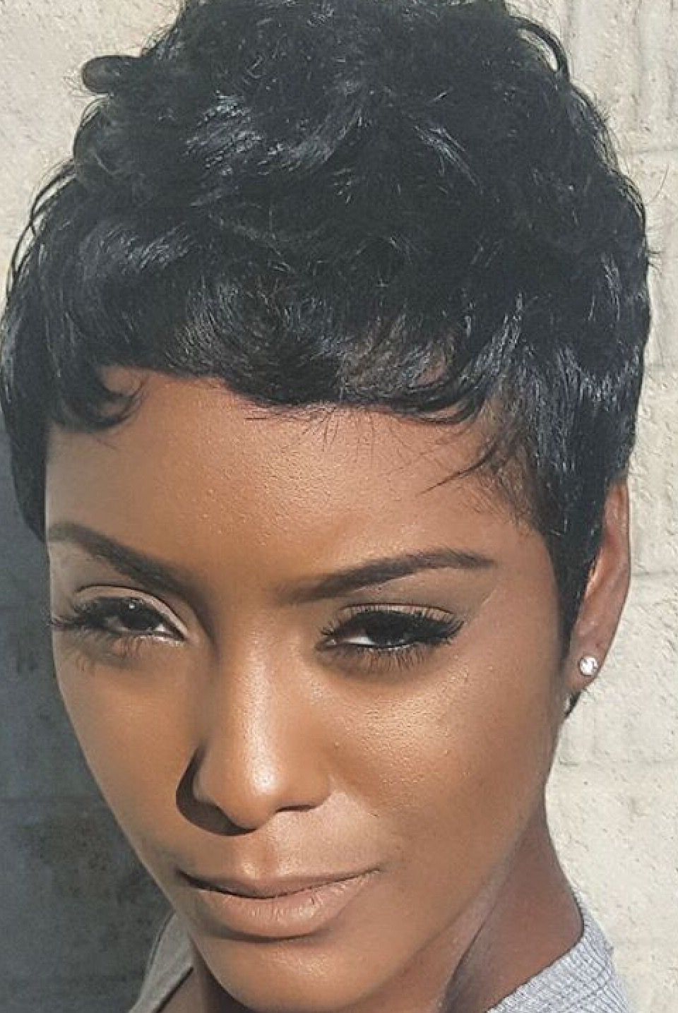 Pixie More | Haute Hair! | Short Black Hairstyles, Short Regarding Short Pixie Haircuts With Relaxed Curls (View 8 of 20)