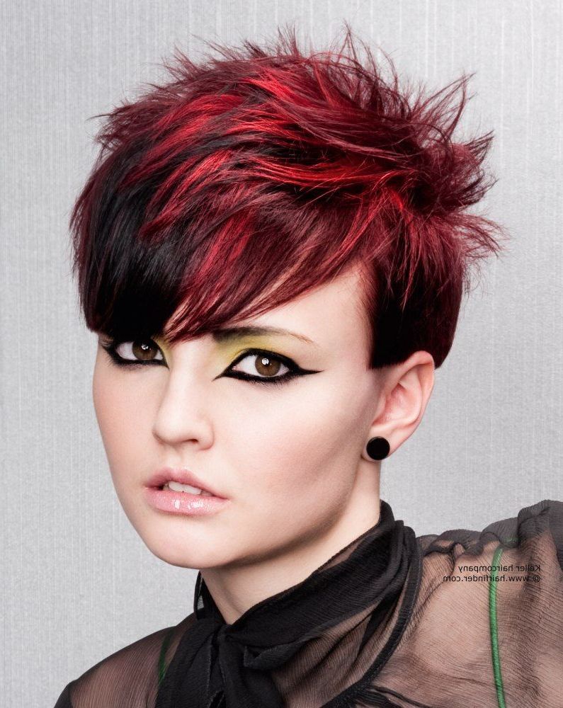 Short Hair Color And Styles | Hair In 2019 | Short Red Hair Within Edgy Red Hairstyles (View 14 of 20)
