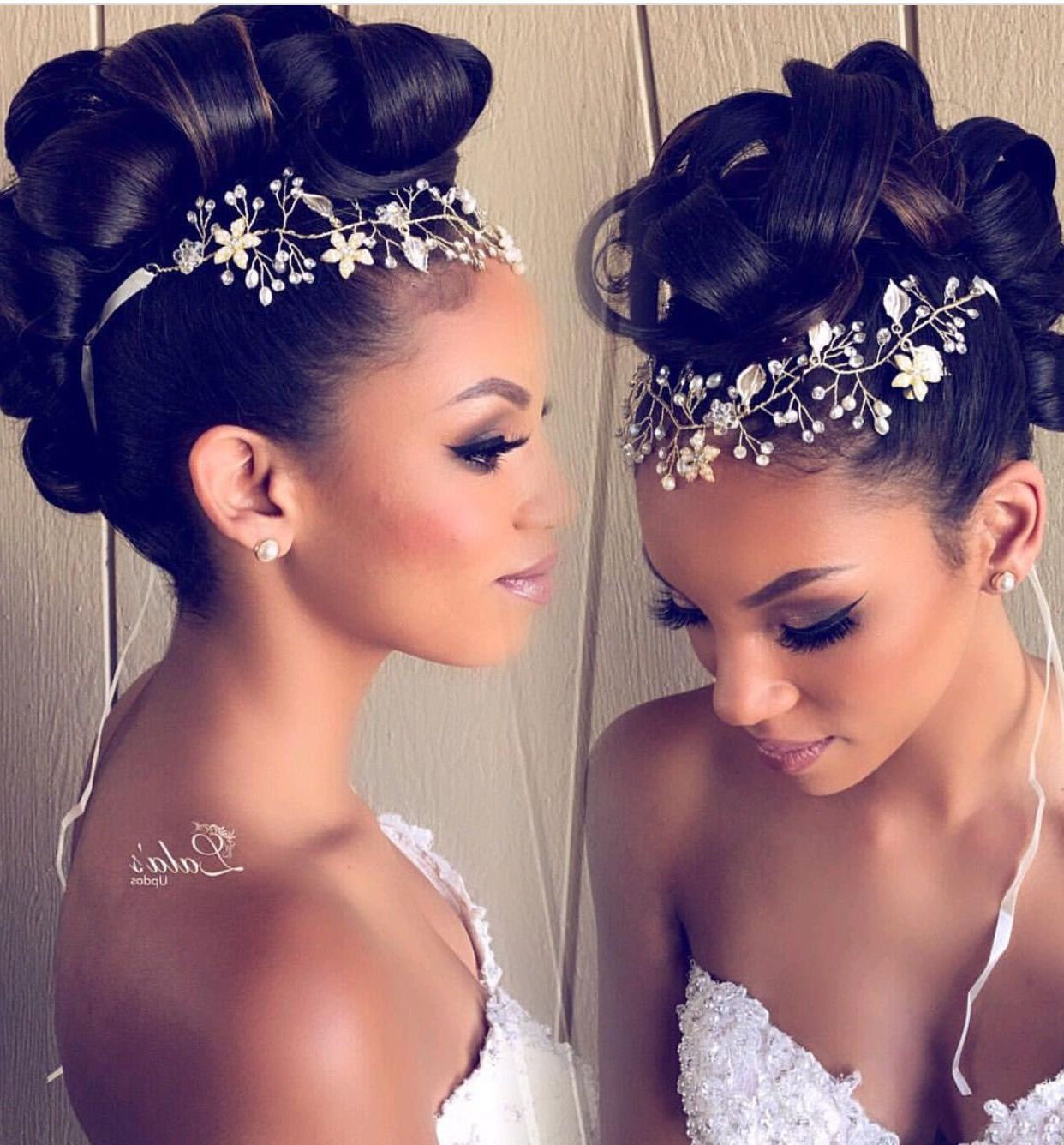 Updo/ Mohawk/ Bridal Hairstyles/ Bridal Updos/ Wedding Hair With Regard To Popular Mohawk Updo Hairstyles For Women (View 4 of 20)