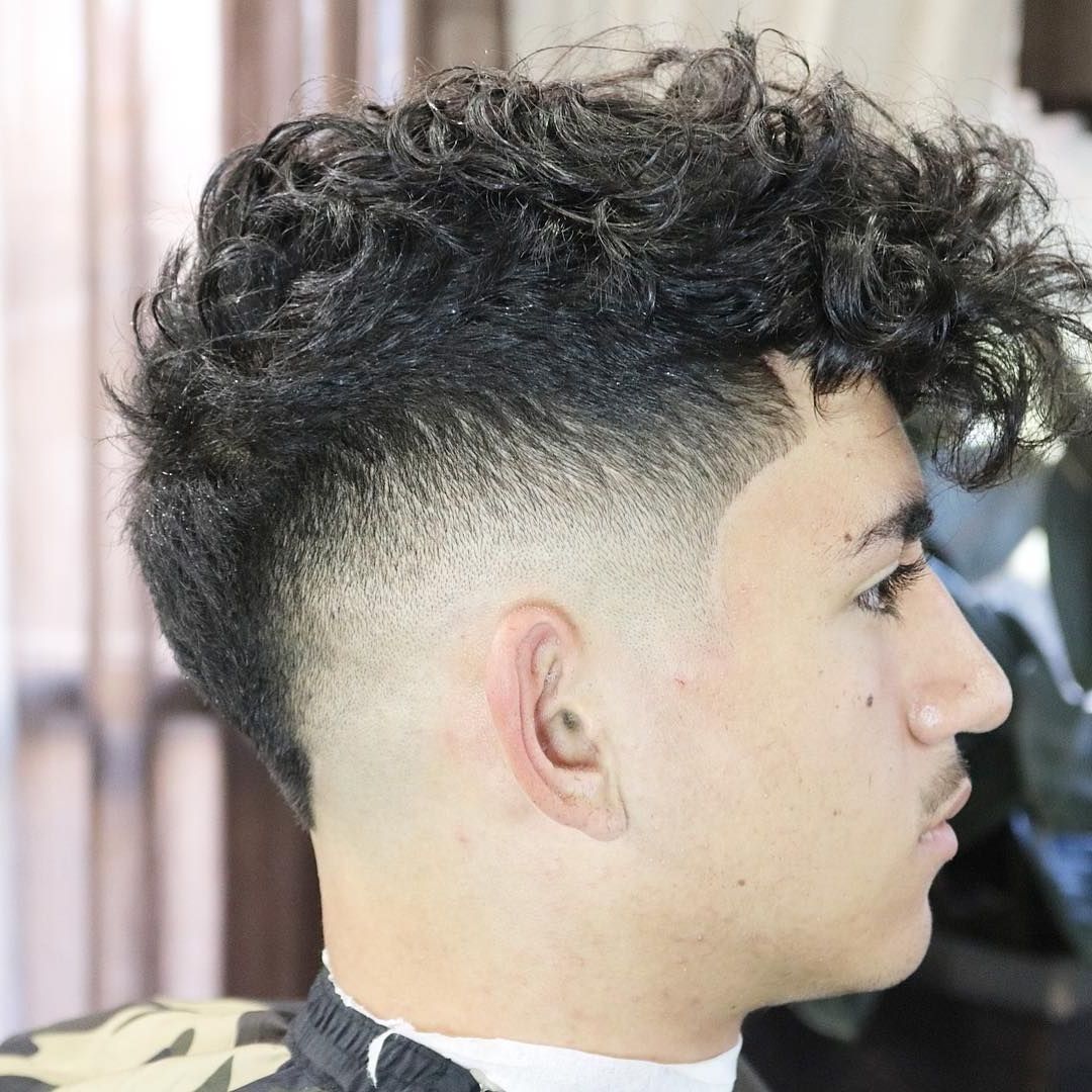 Well Known Mohawk Haircuts On Curls With Parting Within Awesome 60 Sassy Curly Mohawk Designs – Outlandish Bad Boy (View 1 of 20)