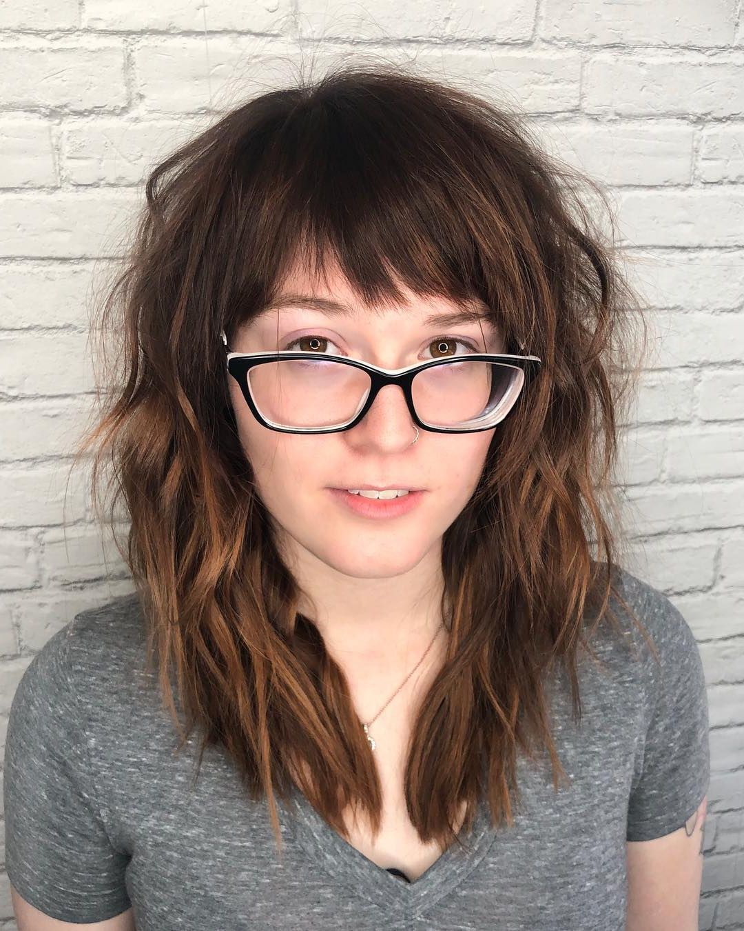 125 Coolest Shag Haircuts For All Ages – Prochronism With 2017 Edgy Messy Shag Haircuts With Bangs (View 13 of 20)