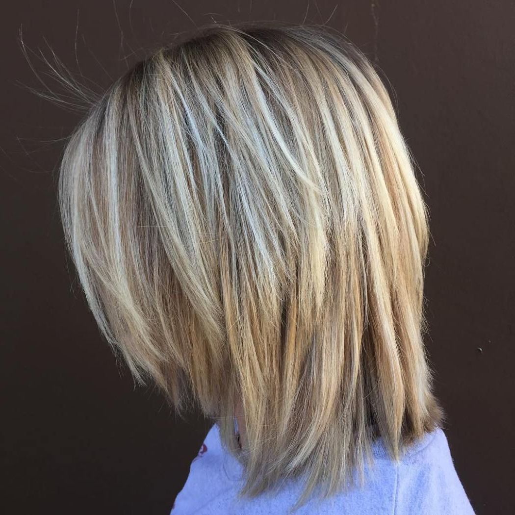 20 Long Choppy Bob Hairstyles For Brunettes And Blondes In Pertaining To Shoulder Length Choppy Hairstyles (View 1 of 20)