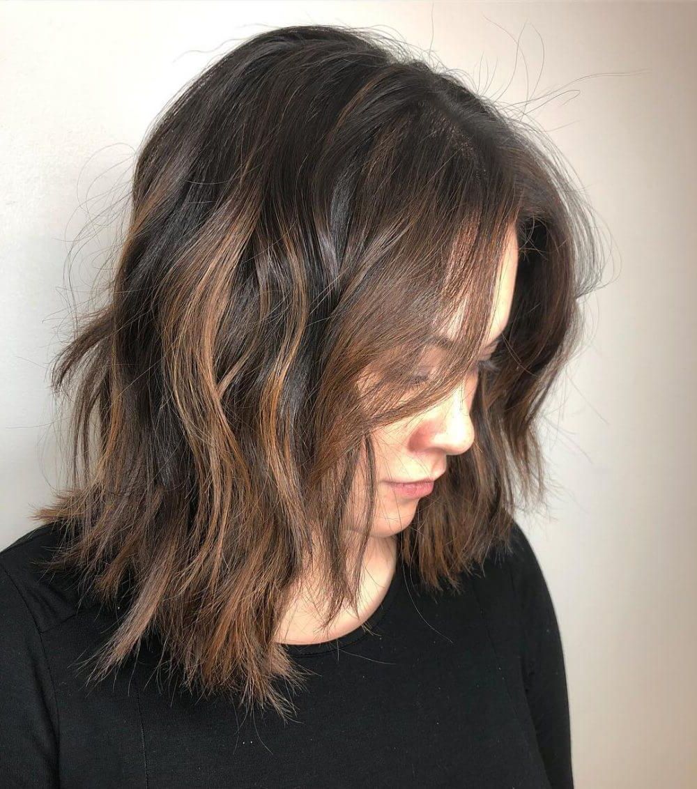 20 Sassy And Sultry Medium Shaggy Hairstyles – Haircuts Pertaining To Best And Newest Wispy Brunette Shag Hairstyles (View 11 of 20)