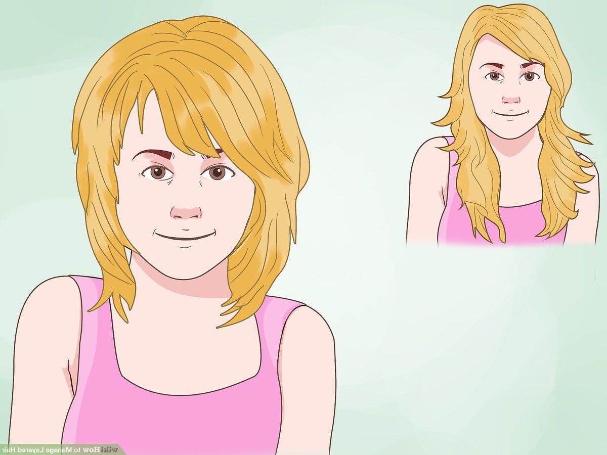 2017 Longer Haircuts With Thoroughly Layered Bottom With Regard To 3 Ways To Manage Layered Hair – Wikihow (View 18 of 20)