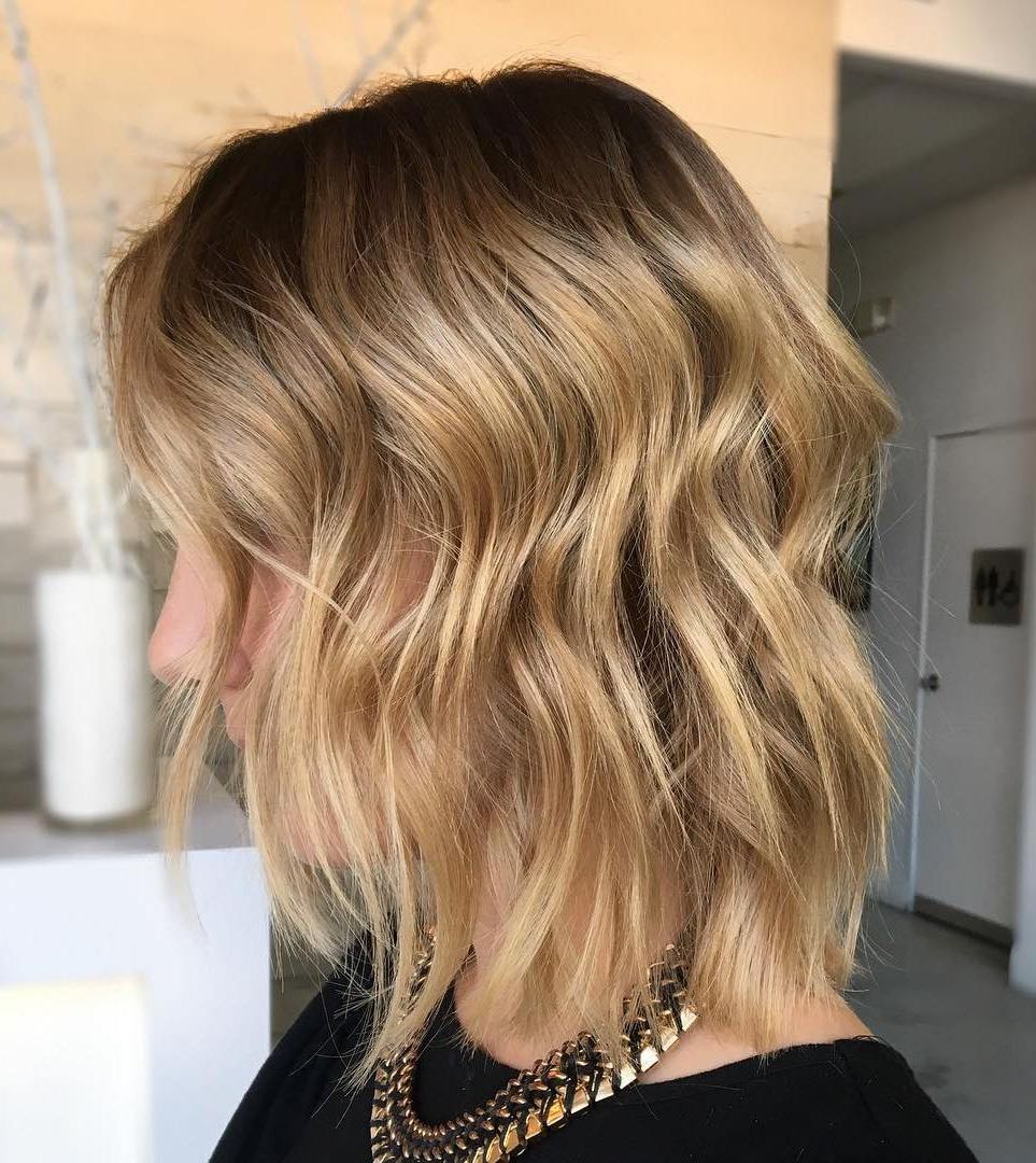 2018 Shoulder Length Wavy Layered Hairstyles With Highlights Inside 50 Fabulous Medium Length Layered Hairstyles – Hair Adviser (View 7 of 20)