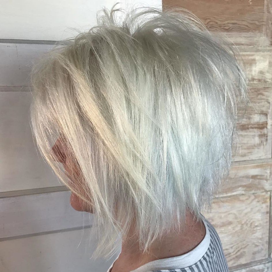 2018 Silver White Wispy Hairstyles Intended For 60 Trendiest Hairstyles And Haircuts For Women Over 50 In  (View 4 of 20)